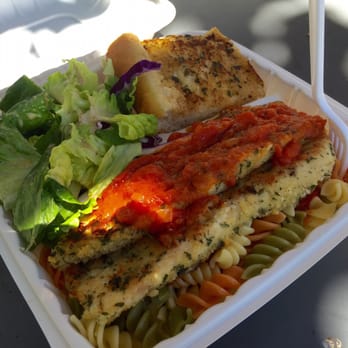 Gateway Cafe - Daily special! Chicken parm pasta and salad and bread! - Cafes Near Me - San Jose, California