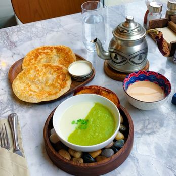 TARY Coffee - Qattama, pot of Tary Tea, Cauliflower and Broccoli Cream Soup... it was a great meal... - Coffee & Tea Near Me - Chicago, Illinois TARY Coffee - Qattama, pot of Tary Tea, Cauliflower and Broccoli Cream Soup... it was a great meal... - Coffee & Tea Near Me - Chicago, Illinois
