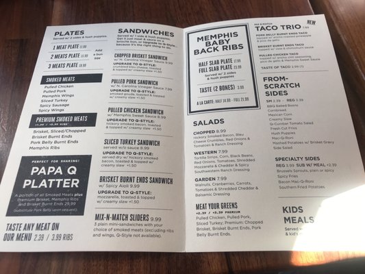Menu photo 1 Q-BBQ Oak Park, IL