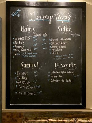 Menu photo 7 Jimmy Vega's Smokehouse Georgetown, TX Menu photo 7 Jimmy Vega's Smokehouse Georgetown, TX