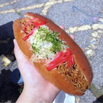 J-Town - A beautiful fried noodle bun - Shopping Centers Near Me - Markham, Ontario