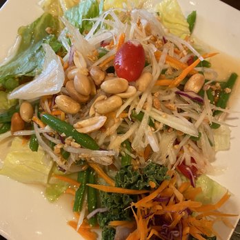 Thai Station Restaurant - 21. Thai Papaya Salad - Thai Near Me - Indianapolis, Indiana