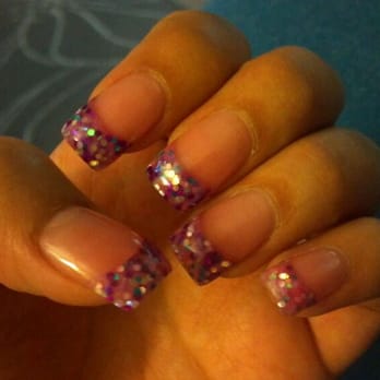 VK Nails - Got a fill with different glitter gel, pink purple, blue and silver glitters! I'm addicted to this stuff - Nail Salons Near Me - Antioch, California VK Nails - Got a fill with different glitter gel, pink purple, blue and silver glitters! I'm addicted to this stuff - Nail Salons Near Me - Antioch, California