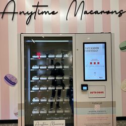 Anytime Macarons - Macaron vending machine at hillsdale Mall (across from the Cheesecake Factory)