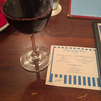 Juliet Italian Kitchen - happy hour menu - Italian Near Me - Austin, Texas
