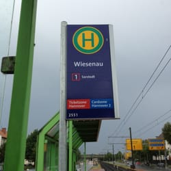 Haltestelle Wiesenau - Haltestelle Wiesenau an der Linie 1
