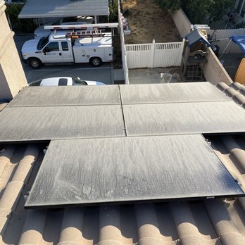 DoubleTake Solar Cleaning - Before.. This is 6 months of build up. Panels were installed in April 2020 - Solar Panel Cleaning Near Me DoubleTake Solar Cleaning - Before.. This is 6 months of build up. Panels were installed in April 2020 - Solar Panel Cleaning Near Me
