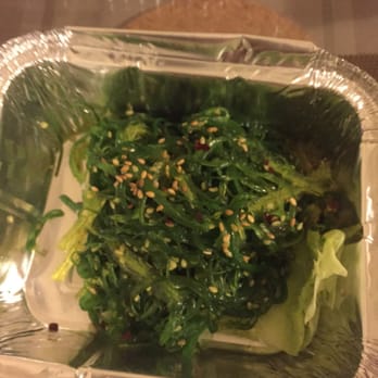 Marathon Sushi - Seaweed salad.. Pretty standard. It was good - Japanese Near Me - Cliffside Park, New Jersey