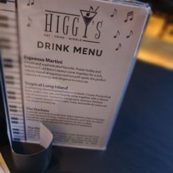 Higgy's - Special drinks.