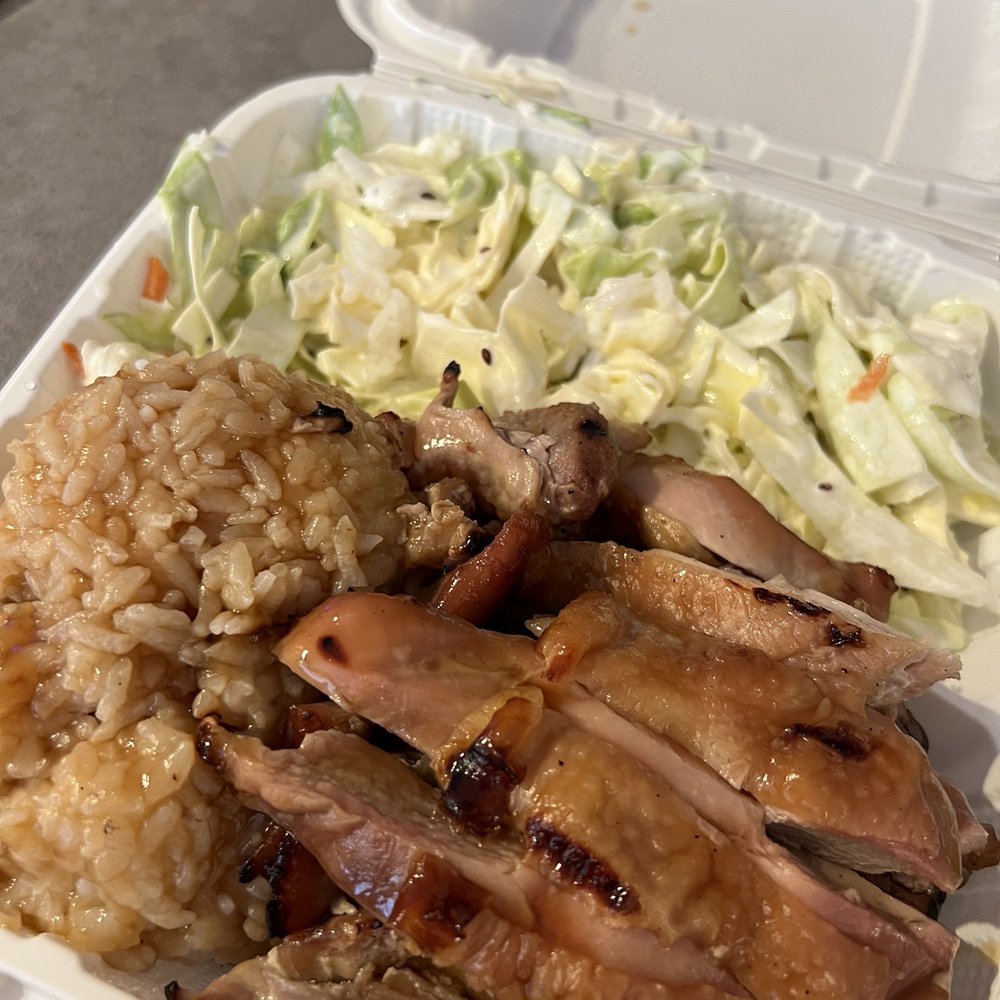 Toshio's Teriyaki - Chicken teriyaki with slaw - Japanese Near Me - Seattle, Washington Toshio's Teriyaki - Chicken teriyaki with slaw - Japanese Near Me - Seattle, Washington
