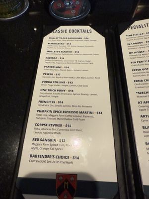 Menu photo 5 Mullett’s Mt Lebanon, PA