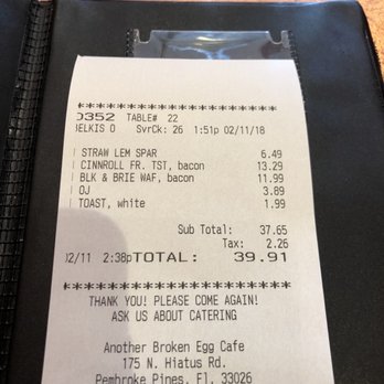 Another Broken Egg Cafe - Breakfast & Brunch Near Me - Pembroke Pines, Florida