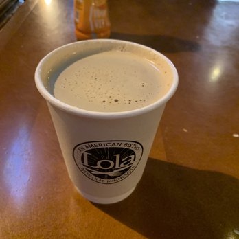 Lola - An American Bistro - Cafe miel-latte with honey and cinnamon. - Coffee & Tea Near Me - New Ulm, Minnesota