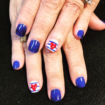 Valentine Nails - Gel colors with art by May - Nail Salons Near Me - Coral Springs, Florida Valentine Nails - Gel colors with art by May - Nail Salons Near Me - Coral Springs, Florida