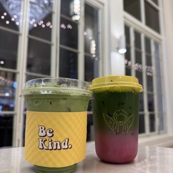 La La Land - Matcha Squared Latte, Strawberry Fields Matcha - Coffee & Tea Near Me - Glendale, California La La Land - Matcha Squared Latte, Strawberry Fields Matcha - Coffee & Tea Near Me - Glendale, California