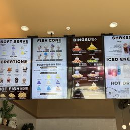 The menu
