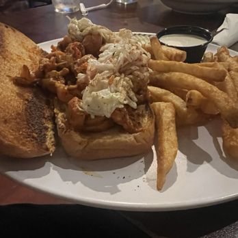 Muddy Misers - Classic Grilled Craw Tail Po'boy Sandwich - Steakhouses Near Me - Zanesville, Ohio Muddy Misers - Classic Grilled Craw Tail Po'boy Sandwich - Steakhouses Near Me - Zanesville, Ohio