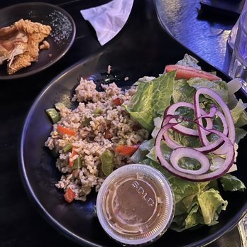 Pelicana Chicken - Flushing - Vegetable Fried Rice with Salad - Korean Near Me - Flushing, New York