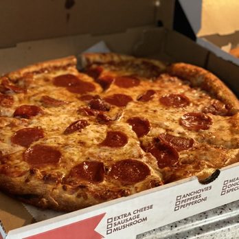 Bellisario's Pizza - Medium pep pizza! It was good but thought the sauce or dough was a little sweet for me... it's not my fav pizza around but still good! - Pizza Near Me - Frederick, Maryland Bellisario's Pizza - Medium pep pizza! It was good but thought the sauce or dough was a little sweet for me... it's not my fav pizza around but still good! - Pizza Near Me - Frederick, Maryland