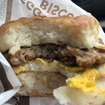 Jack in the Box - Sausage egg biscuit, no cheese - Fast Food Near Me - Henderson, Nevada
