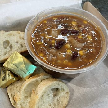 The Harbour - Vegetarian bean chili (bowl) - Seafood Near Me - Indianapolis, Indiana
