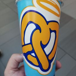 Medium slushy size.