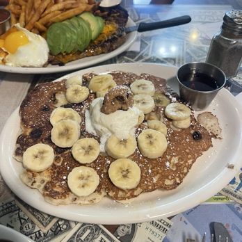Skillet'z Cafe - Chocolate chip, banana pancakes - Breakfast & Brunch Near Me - Fremont, California Skillet'z Cafe - Chocolate chip, banana pancakes - Breakfast & Brunch Near Me - Fremont, California