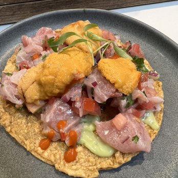 Holbox - Kanpachi & Uni Tostada - Latin American Near Me - Los Angeles, California Holbox - Kanpachi & Uni Tostada - Latin American Near Me - Los Angeles, California