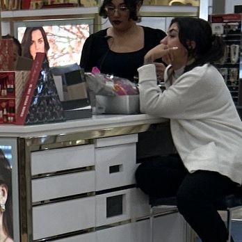 Macy's - Make up counter girls there's three of them, but you can't see the third one. - Department Stores Near Me - Sacramento, California Macy's - Make up counter girls there's three of them, but you can't see the third one. - Department Stores Near Me - Sacramento, California