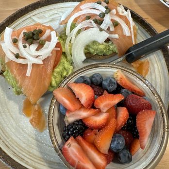 Eggcited Brunch House - avocado toast with salmon - Breakfast & Brunch Near Me - McKinney, Texas Eggcited Brunch House - avocado toast with salmon - Breakfast & Brunch Near Me - McKinney, Texas