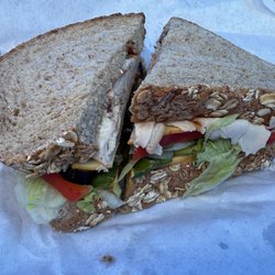 Daily's Dash - Made to order-Turkey, peppers, pickles, onions, lettuce, Munster and cheddar cheese on multigrain bread 04-17-2025