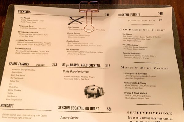 Menu photo 6 Bully Boy Distillers Roxbury, MA Menu photo 6 Bully Boy Distillers Roxbury, MA