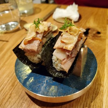 Mari - Pork belly with ssamjjang - Korean Near Me - New York, New York Mari - Pork belly with ssamjjang - Korean Near Me - New York, New York
