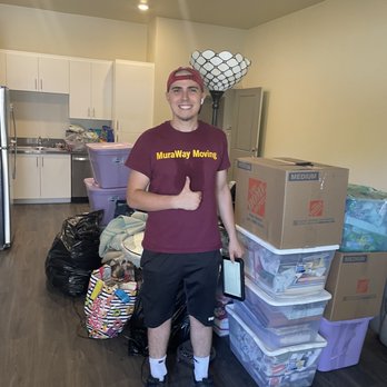 Muraway Moving - Mike after all his hard work - Movers Near Me - Irvine, California