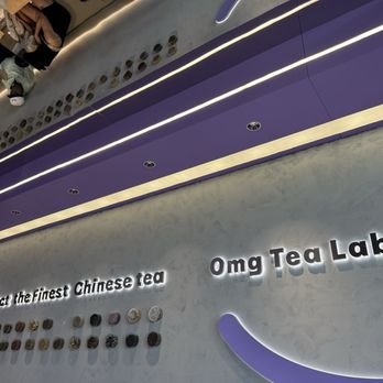 OMG TEA LAB - Interior wall decor 4.05.26 - Desserts Near Me - Las Vegas, Nevada