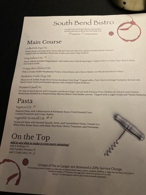 Menu photo 2 South Bend Bistro Bend, OR