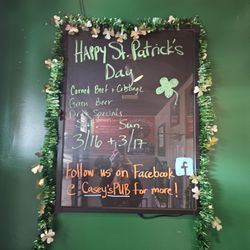 Casey's Pub - St. Patty's Day Corned Beef and Cabbage Special