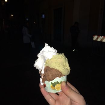Giolitti - Small Baci and Pistachio (2.50 euros) - Ice Cream & Frozen Yogurt Near Me - Rome, RM Giolitti - Small Baci and Pistachio (2.50 euros) - Ice Cream & Frozen Yogurt Near Me - Rome, RM
