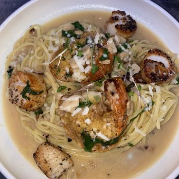 2nd Jetty Seafood - Lobster and scallop scampi - Seafood Near Me - Sea Bright, New Jersey