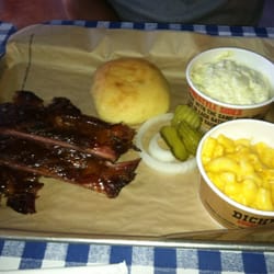 Dickey's Barbecue Pit - 2 meat plate..