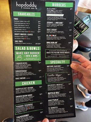 Menu photo 2 Hopdoddy Burger Bar Denver, CO