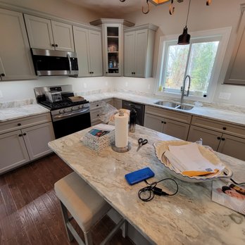 ZH Electric - LED Tape lighting under the cabinets snaked it to have a nice work light - Electricians Near Me ZH Electric - LED Tape lighting under the cabinets snaked it to have a nice work light - Electricians Near Me