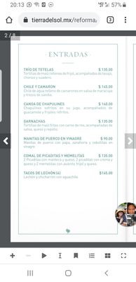 Menu photo 7 Tierra del Sol Oaxaca, OAX Menu photo 7 Tierra del Sol Oaxaca, OAX