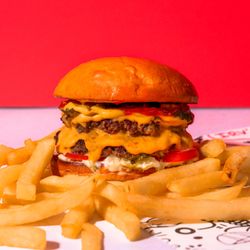 Irv's Burgers - Irvs Burger with Fries