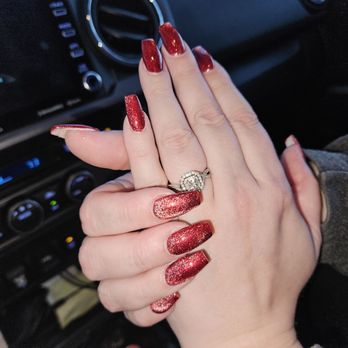 Bella Nails - Love my nails! Red Diamond cats eye! Thanks Amy! - Nail Salons Near Me - Redding, California Bella Nails - Love my nails! Red Diamond cats eye! Thanks Amy! - Nail Salons Near Me - Redding, California