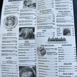 Stratford Tiger Stop Cafe - Menu