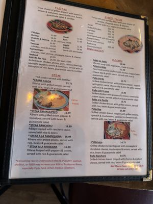 Menu photo 2 El Cerro Reyes Mooresville, NC