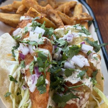 Crabby's Oceanside - Crispy Haddock Tacos - Seafood Near Me - Daytona Beach, Florida