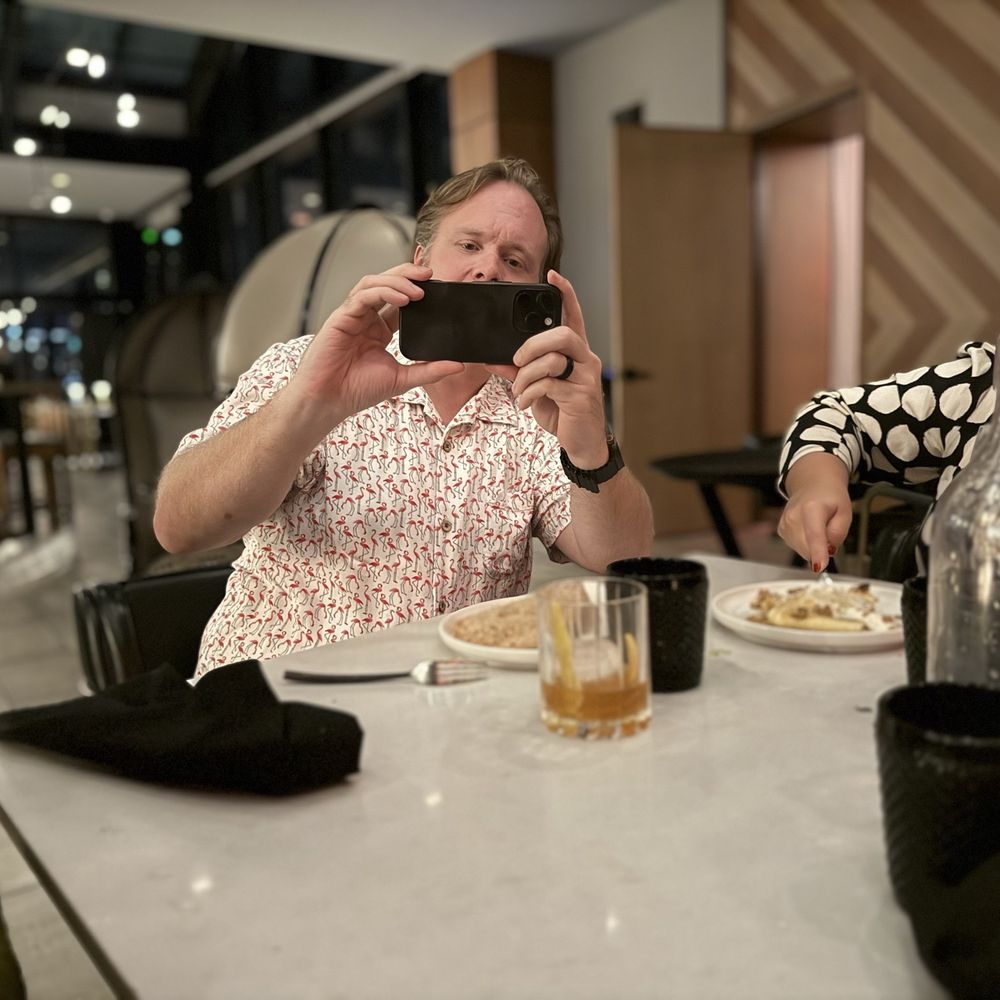 Yes, we take photos of each other taking photos. Yes, we take photos of each other taking photos.