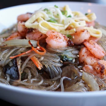 Mokja - shrimp japchae - Korean Near Me - Astoria, New York Mokja - shrimp japchae - Korean Near Me - Astoria, New York
